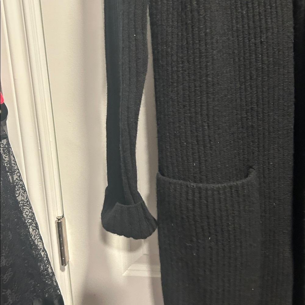 Haider Ackerman open front wool duster cardigan - image 4